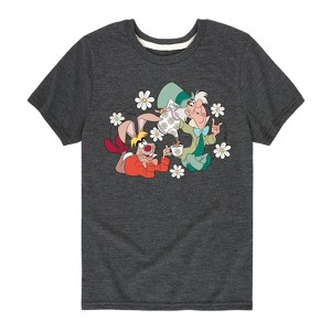 Boys' - Disney - Alice In Wonderland Short Sleeve Graphic T-Shirt - 1 of 4