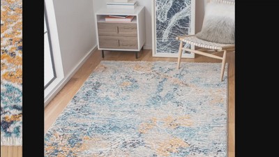 Madison Chic Metro-Mod Grey Rectangular Synthetic Area Rug