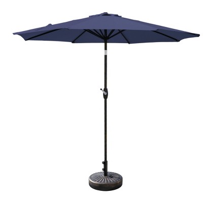 WestinTrends 9 Ft Outdoor Patio Market Table Umbrella with Bronze Round Base