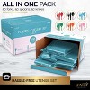 150 Pack Plastic Silverware Heavy Duty, Disposable Cutlery, 50 Spoons, 50 Forks, 50 Knives, Plastic Utensils Set for Party - SparkSettings - 3 of 4