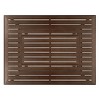 Oakland Living Aluminum Rectangle 48" x 36" 55000 BTUs Propane Outdoor Patio Dining Table with Fire Pit Glass with Two Covers - 3 of 4