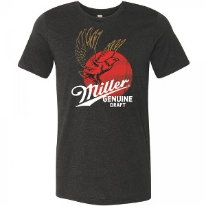 Mens Miller Genuine Draft Eagle Can Logo T-Shirt - 1 of 2