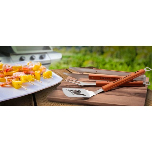 Churrasco BBQ 3 Pc Chef Knives and Grill Fork Set