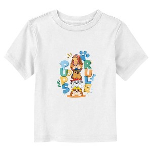 Toddler's PAW Patrol Pups Rule Blue Crew T-Shirt - 1 of 3