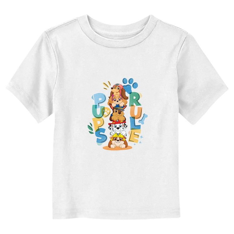 Toddler's PAW Patrol Pups Rule Blue Crew T-Shirt, 1 of 4