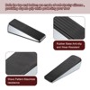 Unique Bargains Anti-Slip Design Zinc Alloy PVC Elastic Door Stopper 2 Pcs - 4 of 4