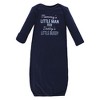 Hudson Baby Infant Boy Cotton Gowns, Newest Family Member - 3 of 4