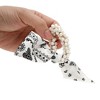 Unique Bargains Elegant Flower Pearl Ribbon Hair Elastic Band Beige Yellow Red 1 Pc - 4 of 4