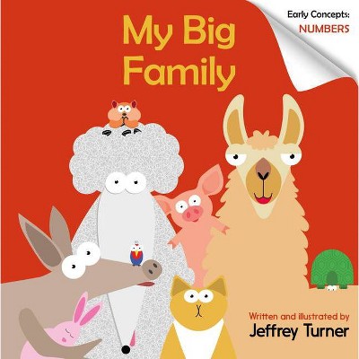 My Big Family - (Doodle the Science Poodle) by  Jeffrey Turner (Board Book)