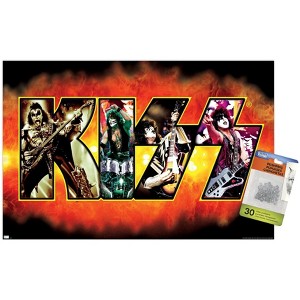 Trends International KISS - Image Logo Unframed Wall Poster Prints - 1 of 4