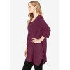 Woman Within French Terry Handkerchief Hem Tunic - 4 of 4