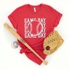 Simply Sage Market Women's Distressed Game Day Baseball Short Sleeve Graphic Tee - 3 of 4
