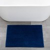 SEVOBAL Bath Rugs and Mats Thick Soft Absorbent Chenille Quick Dry Microfiber Mats Washable Shower Floor Rugs, Bathmat Runner, Blue, 17"*48"*0.59" - 3 of 4