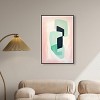 Art Remedy Jade with Magnets Contemporary Shapes Abstract Wall Art Framed - 2 of 4