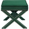 Meridian Furniture,Nixon Velvet Ottoman/Bench - 3 of 4