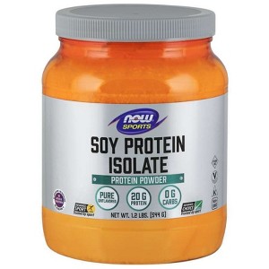 Soy Protein Isolate by Now Foods  -  1.2 lbs Powder - 1 of 2