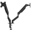 Aghana Digitals Dual Monitor Arm: Steel, 27" Max Screens, 44.1lb Capacity, Gas Spring Adjustment, - 2 of 4