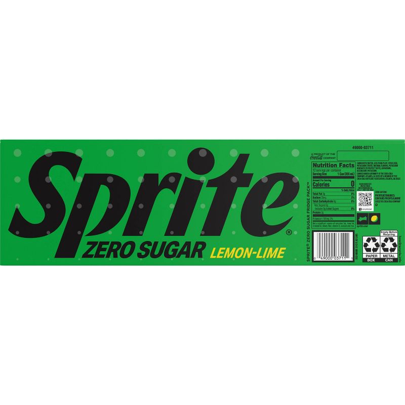 Sprite Zero - 12pk/12 fl oz Cans, 6 of 9