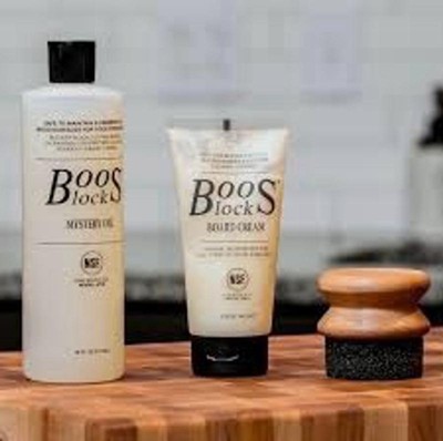 Boos Block Ensemble Huile Et Cire Pour Planche À Découper – Mystery Oil  (473 Ml) + Board Cream (148 Ml) – Vernis Alimentaire [H1] - Cdiscount Maison