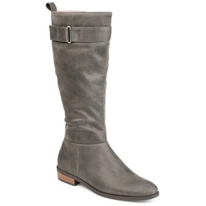 Journee Collection Womens Lelanni Stacked Heel Knee High Boots - 1 of 4