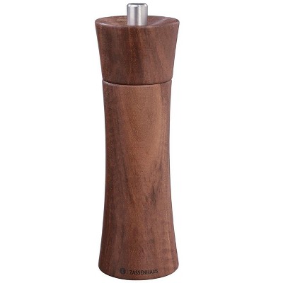 Zassenhaus "Frankfurt" Pepper Mill, Walnut, 7" x 2.3" dia.