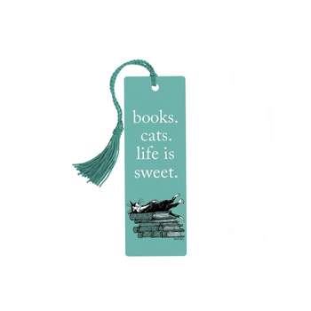 Books Cats Life Bookmark