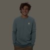 Dalix Lightning (Glow in the Dark) Embroidered Crewneck Fleece Sweatshirt Pullover Mens - 2 of 4