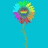 Adult Design By Humans Love Is Love Daisy Rainbow Pride By KangThien T-Shirt - 2 of 2