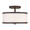 Livex Lighting Park Ridge 2 - Light Semi-Flush Mount in  Bronze - 3 of 4