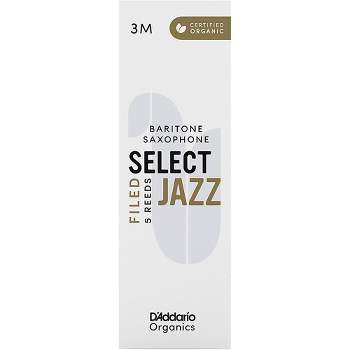 D'Addario Woodwinds Select Jazz, Baritone Saxophone - Filed,Box of 5