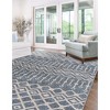 Unique Loom Eco Trellis Native Trellis Indoor Woven Area Rug - 3 of 4