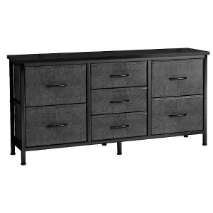 CAVINAS 5-Drawer Dresser for Bedroom, Multi-Purpose Chest of Drawers with Wooden Top & Metal Frame, Storage Cabinet  for Closet/Entryway/Nursery - 1 of 4