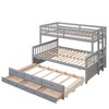 Twin-Over-Full Bunk Bed with Twin Size Trundle - 4 of 4