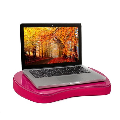 Portable Lap Desk With Cushion Foam Filler Laptop Bed Tray Desk With Cup  Holder
