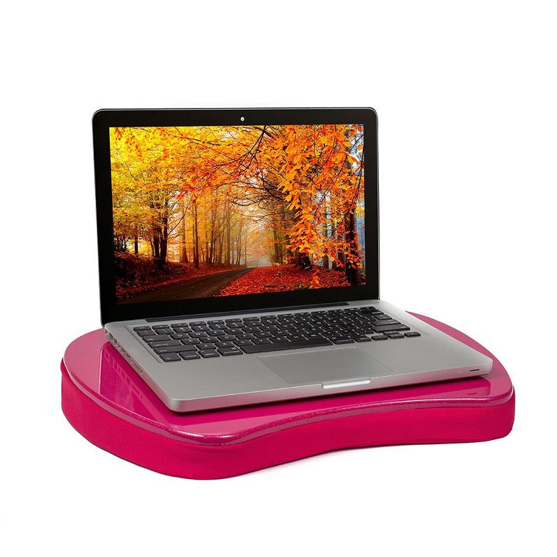 Sofia + Sam Mini Lap Desk Bed Table with Memory Foam - Pink, 1 of 10