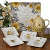 32oz Earthenware Sweet As A Bee Teapot - Certified International - 2 of 2
