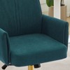 PAGED Swivel Office Chair Height Adjustable Gaming Chair with Golden Base & Soft Cushion for Living Room, Home Office - 3 of 4