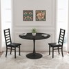 KWPZQEB Dining Chairs Set, Modern Armless Chair with Padded Cushion and Metal Legs, High Back Dining Chairs for Kitchen, Living Room - 2 of 4