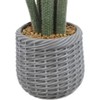 Acekool Artificial Cactus Plant, Tall Faux Cactus with Pot, Realistic Indoor Outdoor Greenery, Decorative Fake Plant for Home, Office, Living Room - 4 of 4