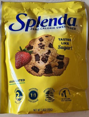 Splenda Zero Calorie Granulated Sweetener, 9.7oz Resealable Pouch : Target