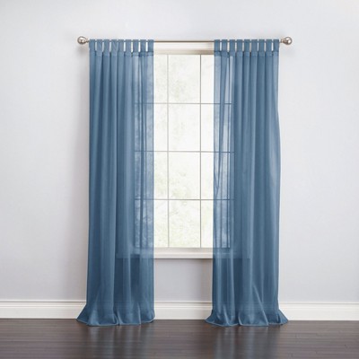 BrylaneHome BH Studio Sheer Voile Tab-Top Panel
