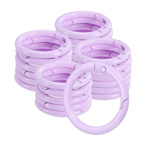 Unique Bargains Metal Spring O Rings Zinc Alloy Durable Multipurpose Lightweight Buckle - 1 of 4