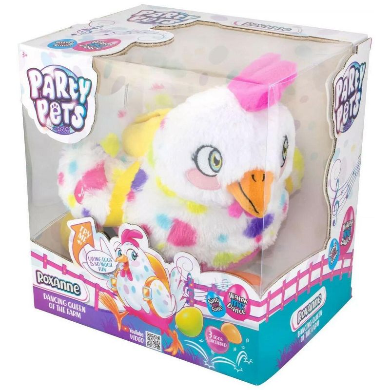 Eolo Party Pets Roxanne The Dancing Chicken Electronic Plush | Blue, 2 of 3
