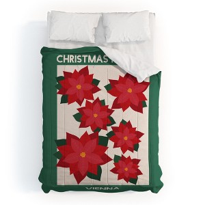 April Lane Art Vienna Christmas Market Comforter + Pillow Sham(s) - Deny Designs - 1 of 3