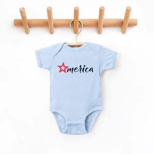 The Juniper Shop Merica Star Baby Bodysuit - 1 of 2