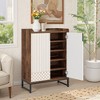 MAYEERTY Freestanding Shoe Cabinet, 9-Tier 40-45 Pairs Shoe Storage Rack - 3 of 4