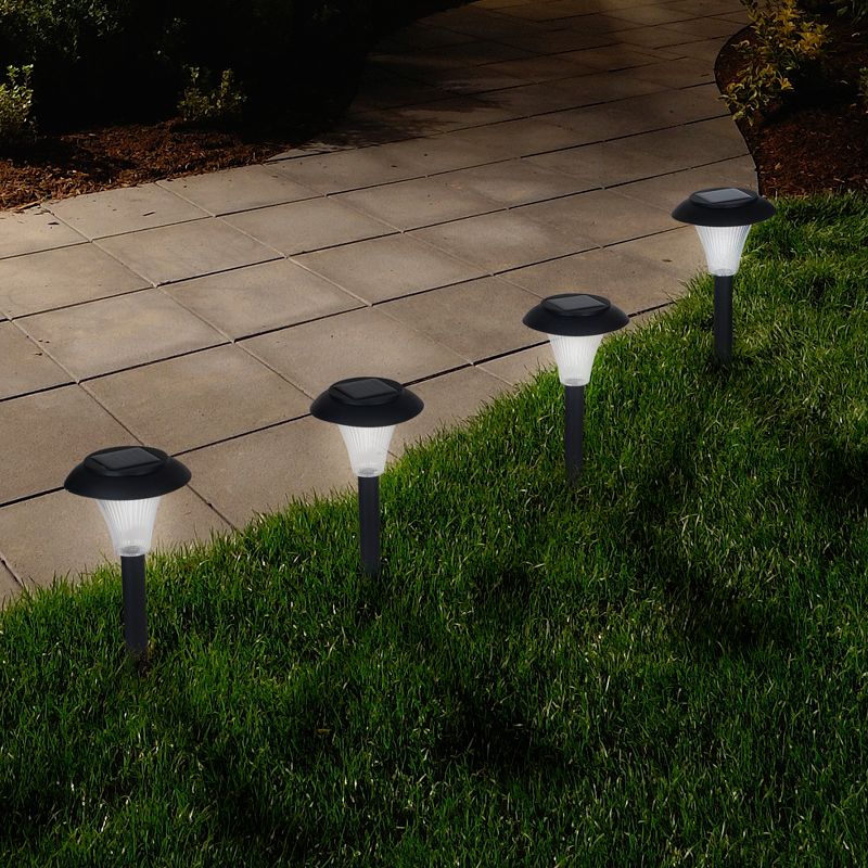 Nature Spring Solar-Powered LED Outdoor Stake Spotlight - Set of 8, 2 of 4