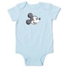 Disney Mickey Mouse Pluto Mickey Mouse Baby 4 Pack Snap Bodysuits Newborn to Infant  - image 3 of 4