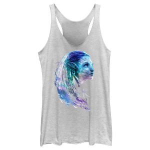 Women's Avatar: The Way of Water Ocean Neytiri Racerback Tank Top - 1 of 4
