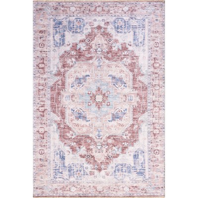 nuLOOM Madilyn SpinClean Machine Washable Stain-Resistant Area Rug